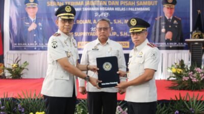 Aris Supriyadi Resmi Lanjutkan Kepemimpinan dari M. Rolan Sebagai Karutan Kelas I Palembang