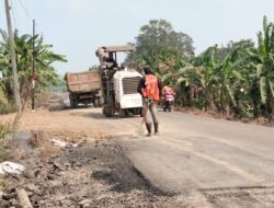 Perbaikan Jalan Provinsi Sepanjang 2,5 Kilometer di Pemulutan Mulai Dikerjakan