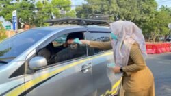 Bagikan 1.000 Masker, Lindungi Warga Muba dari Risiko ISPA