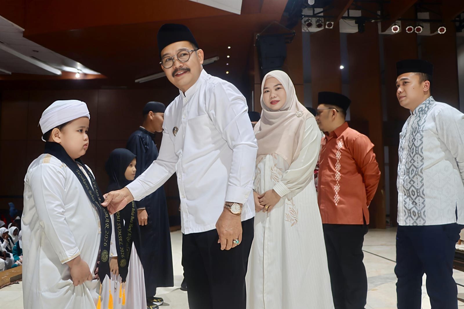 Wabup Muba Hadiri Tasyakuran Akbar 1.131 Santri Bebas Buta Huruf Al-Qur'an