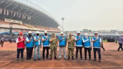 Tanpa Kedip! PLN UID S2JB Kawal Listrik Apel Akbar Satlinmas yang Dilantik Wamendagri