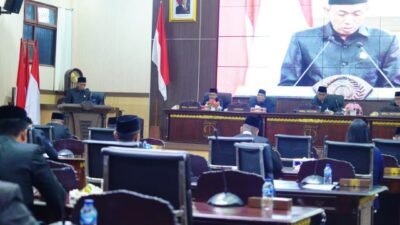Bupati dan Wakil Bupati Muba Dengarkan Penyampaian Hasil Reses III DPRD Tahun 2026