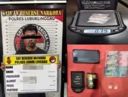 Kabur Saat Polisi Datang, Pengedar Sabu di Lubuk Linggau Berhasil Dibekuk
