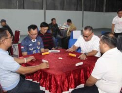 Semarak HUT ke-81 RI, Pegawai Rutan Palembang Ikuti Lomba Catur dan Gaple Antar Pegawai