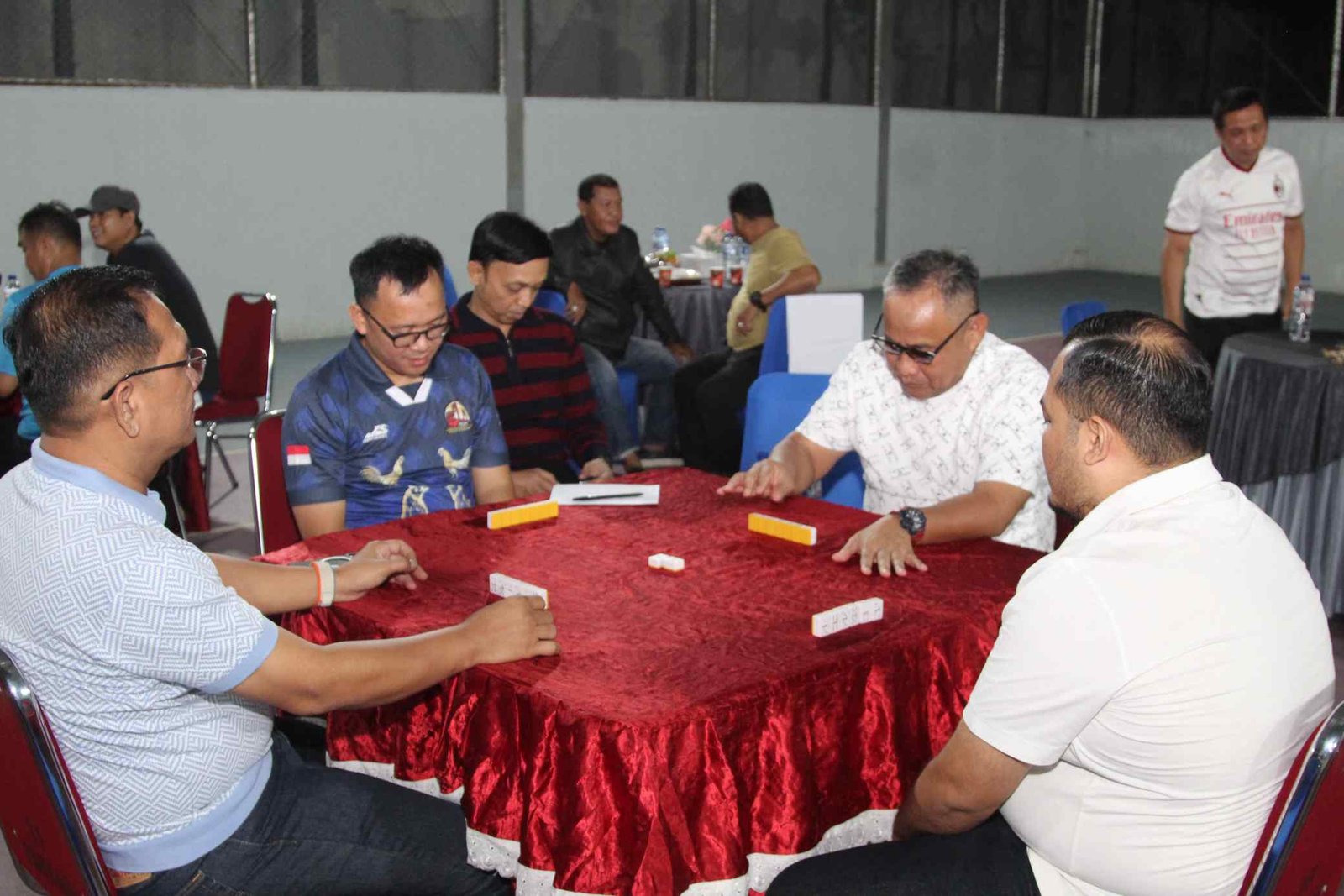Semarak HUT ke-81 RI, Pegawai Rutan Palembang Ikuti Lomba Catur dan Gaple Antar Pegawai
