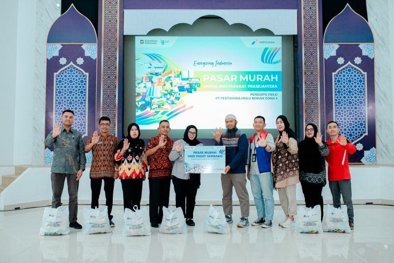 Perayaan HUT-RI, PHR Zona 4 Berbagi Empat Ribu Paket Lewat Pasar Murah Sembako