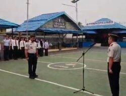 Aris Supriyadi Pimpin Apel Perdana di Rutan Kelas I Palembang