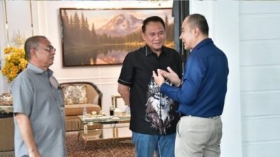Ketua DPRD Sumsel Andie Dinialdie saat menerima tim Sensus Ekonomi 2026. (Foto: Istimewa/DPRD Sumsel)