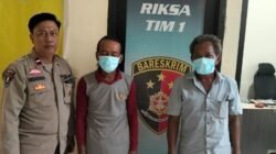 dua pria berinisial JS (56) dan SP (60) yang diduga melakukan pembakaran lahan
