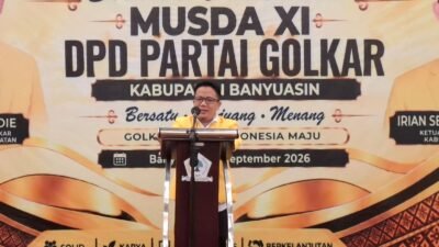 Sekretaris DPD Partai Golkar Sumsel, Kms Umar Jaya Negara