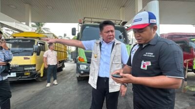 Gubernur Herman Deru saat sidak di SPBU Kebun Bunga hingga Jalan Noerdin Pandji – Simpang Bandara, Selasa (15/09/2026),