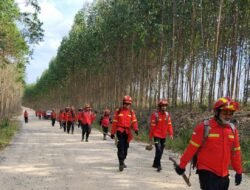 Kolaborasi Multipihak Bantu Tangani Kebakaran Kebun Warga di Desa Kaliberau