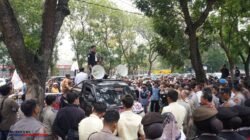 Desak HGU PT Melania Indonesia Dicabut, HIMBA Kawal Ratusan Warga Sembawa Geruduk Kanwil ATR/BPN Sumsel
