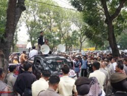 Desak HGU PT Melania Indonesia Dicabut, HIMBA Kawal Ratusan Warga Sembawa Geruduk Kanwil ATR/BPN Sumsel