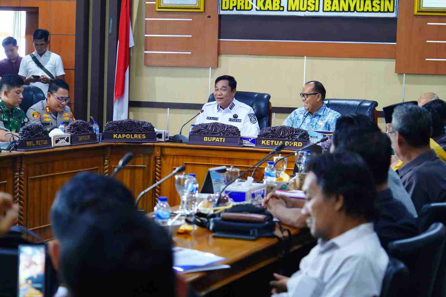 Rapat Dengar Pendapat (RDP) di Ruang Rapat Badan Musyawarah DPRD Muba, Rabu (9/9/2026).