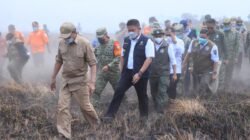 Gubernur Herman Deru Dampingi Menko Polkam, Bongkar Fakta Baru Penanganan Karhutla di Sumsel