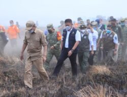 Gubernur Herman Deru Dampingi Menko Polkam, Bongkar Fakta Baru Penanganan Karhutla di Sumsel