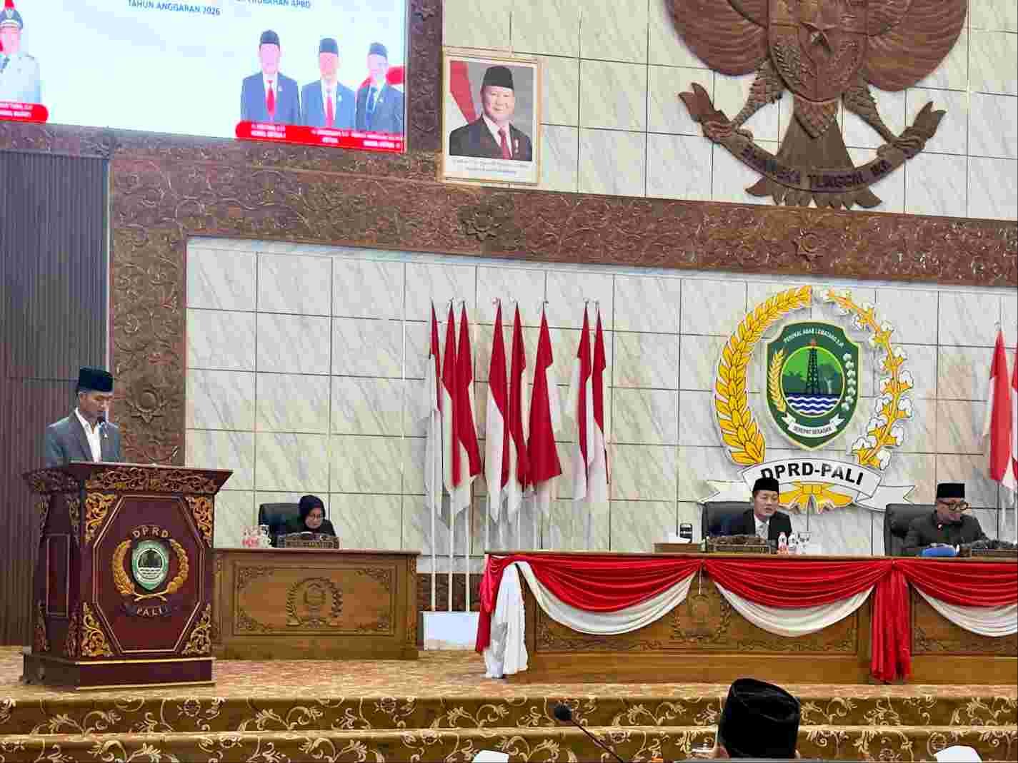 Dewan Perwakilan Rakyat Daerah (DPRD) Kabupaten Penukal Abab Lematang Ilir (PALI) menggelar Rapat Paripurna ke-13