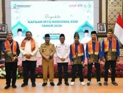 Sejarah! Sumsel Tembus 6 Besar MTQ Nasional XXXI, 95 Duta Qur’an Disambut di Griya Agung