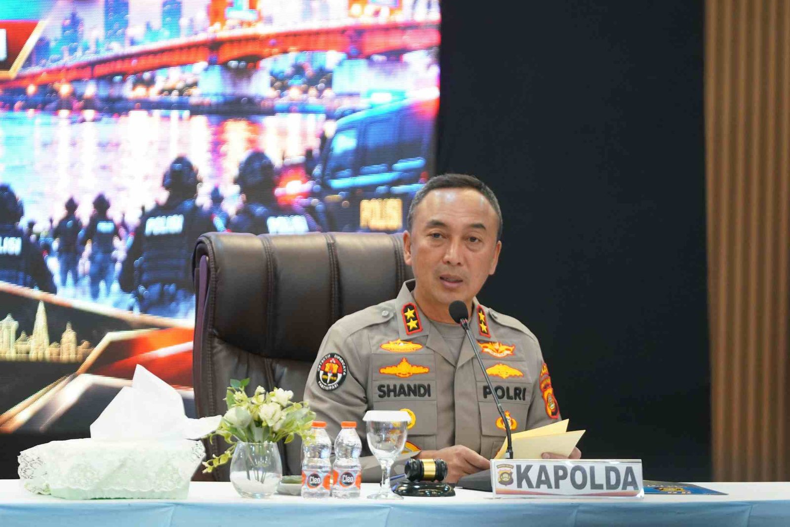 Kapolda Sumsel Irjen Pol. Dr. Sandi Nugroho
