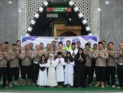 Syukuran HUT Lantas ke-71, Polres Lingga Santuni Anak Yatim