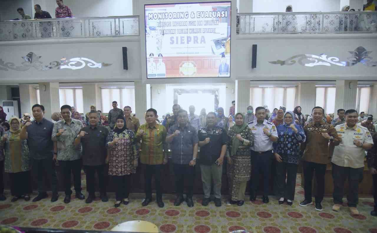 kegiatan Monitoring dan Evaluasi Realisasi Anggaran Fisik dan Keuangan Perangkat Daerah melalui aplikasi SIEPRA (Sistem Informasi Evaluasi Pengawasan Realisasi Anggaran) Triwulan III Tahun 2026.