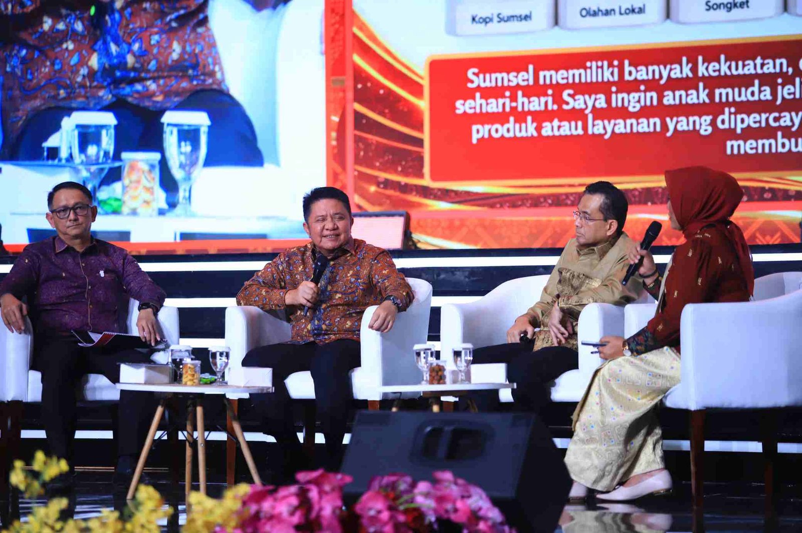 Kepala OJK Sumatera Selatan Arifin Susanto dalam Talkshow Interaktif “Sultan Muda Sumatera Selatan” di Panggung Utama Kriyanusa 2026, Jakarta International Convention Center (JICC), Sabtu (26/9/2026).