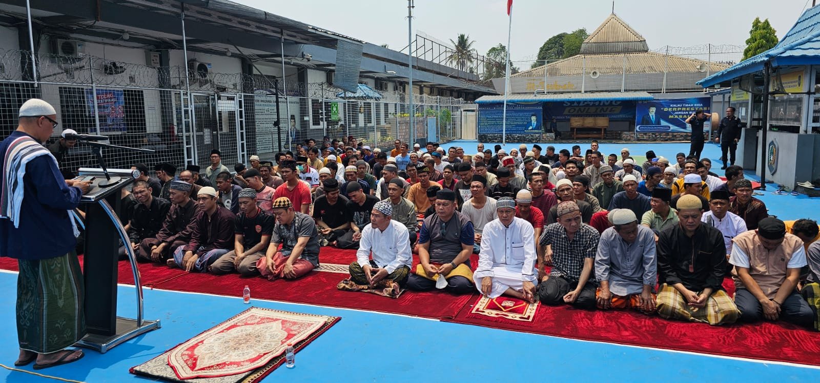 Rutan Kelas I Palembang Gelar Sholat Istisqa