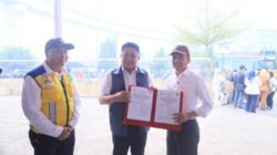 Herman Deru Serahkan Lahan Strategis di Sudirman untuk Perbesar Daya Tampung Air Palembang