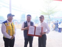 Herman Deru Serahkan Lahan Strategis di Sudirman untuk Perbesar Daya Tampung Air Palembang