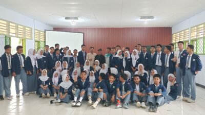 siswa SMA Negeri 4 Seluma antusias mengikuti pelatihan jurnalistik yang digelar media siber Halopos.id.