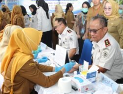 Komitmen Pelayanan Humanis, Rutan Palembang Beri Layanan CKG untuk Warga Binaan