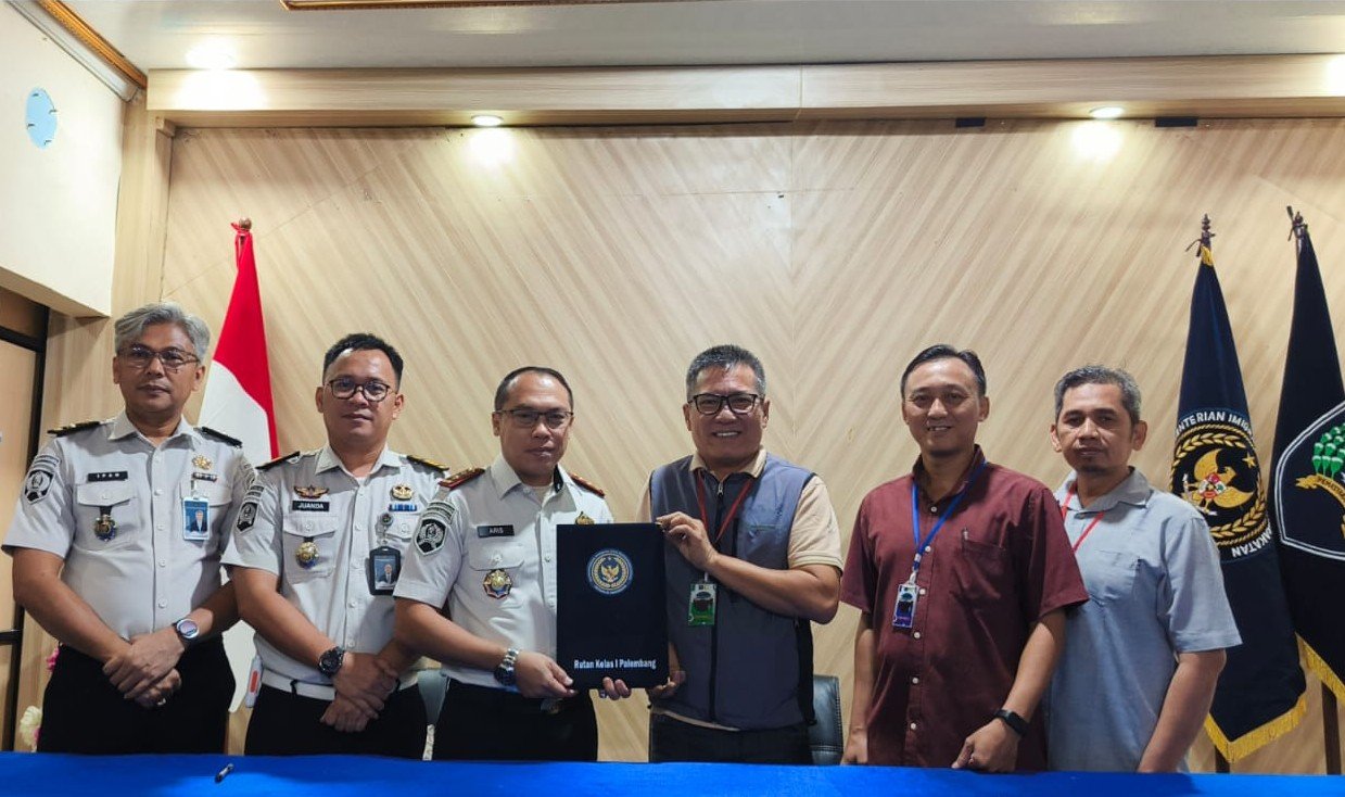 Gandeng Bank Sampah Graha Pena, Rutan Kelas I Palembang Perkuat Komitmen Lingkungan Bersih