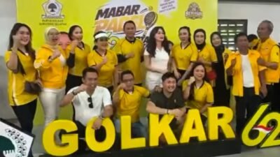 Gebrakan Andie Dinialdie di HUT 62 Golkar, Dari Lapangan Padel untuk Rakyat
