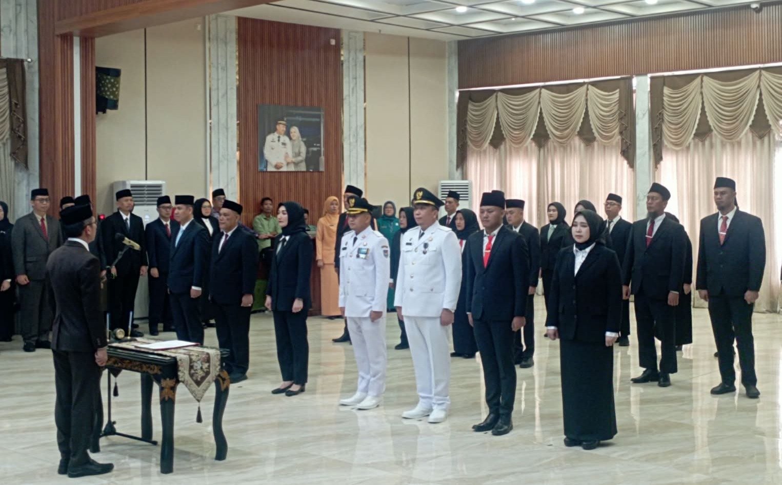 Wali Kota Palembang, Ratu Dewa Lantik Pejabat lingkungan Pemko Palembang