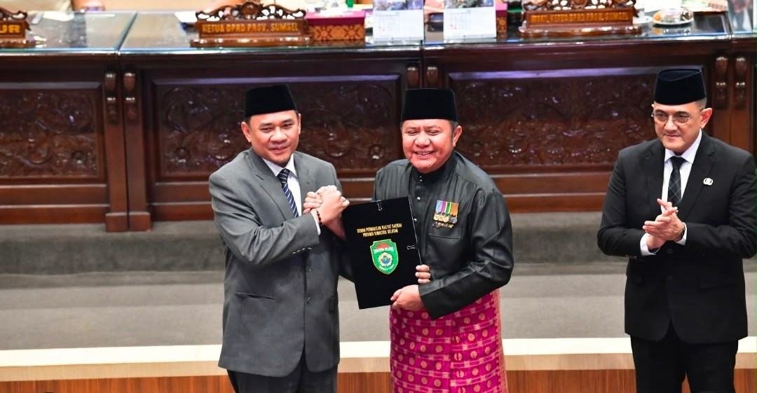 DPRD dan Gubernur Sahkan Perubahan APBD Sumsel Rp9,53 Triliun, Banggar Beri 7 Peringatan
