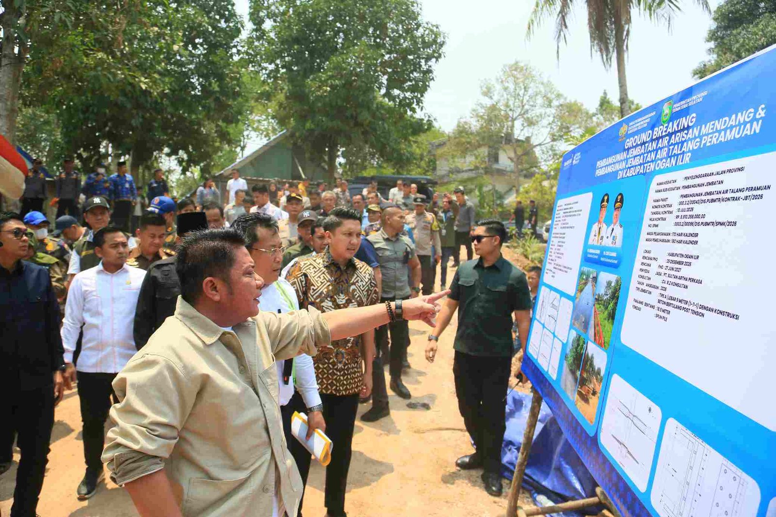 Senilai Rp21 Miliar, Jembatan Air Arisan Mendang di Ogan Ilir Mulai Dibangun