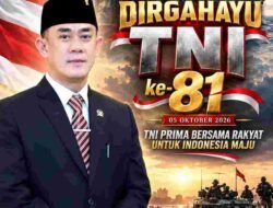 HUT TNI ke-81, RM Yusuf Indra Kesuma: TNI Prima Bersama Rakyat adalah Fondasi Indonesia Maju