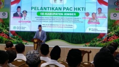 HKTI Jember Dilantik, Gus Fawait Dorong Kolaborasi Perkuat Swasembada Pangan