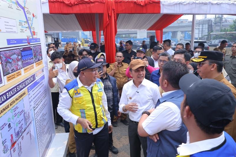 Proyek Rp 385 Miliar di Simpang Polda Dimulai, Palembang Siap Bebas Genangan