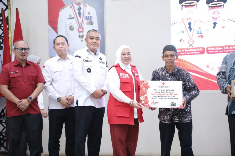 Kebutuhan Darah Tembus 7.000 Kantong, Pemkot Palembang Hadiahi Pendonor Teladan Umrah