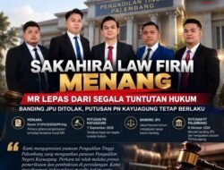 Sakahira Law Firm Menang, Mr Lepas Dari Segala Tuntutan Hukum