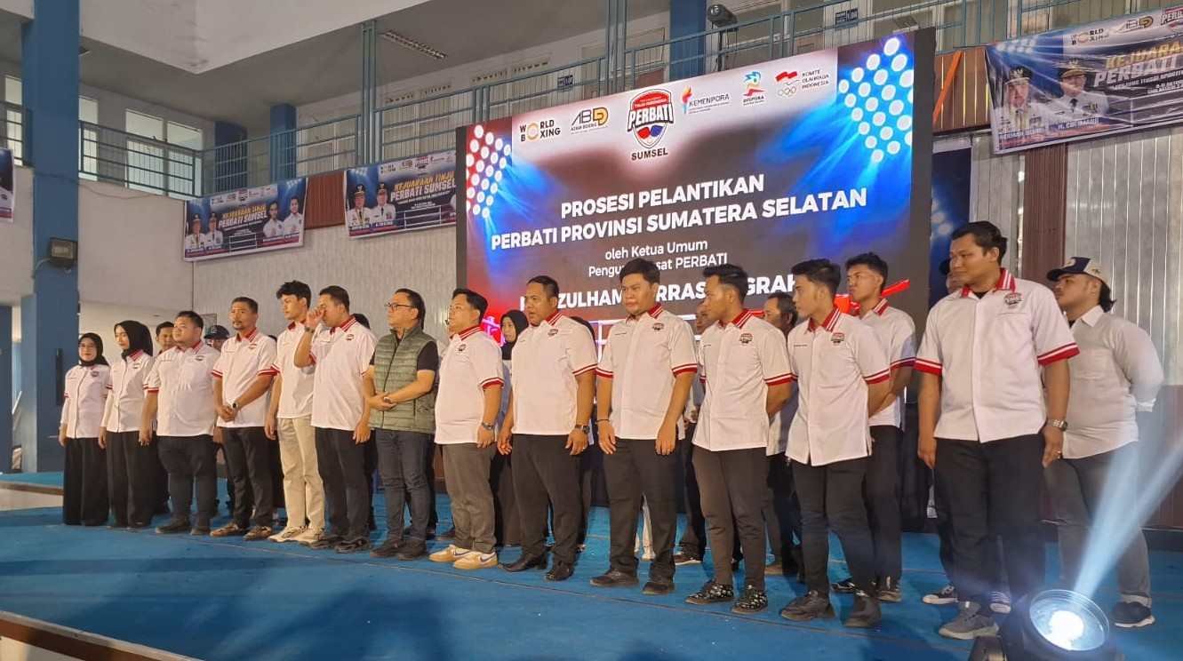 Pelantikan Pengurus Persatuan Tinju Indonesia (Perbati) Sumatera Selatan periode 2026–2030