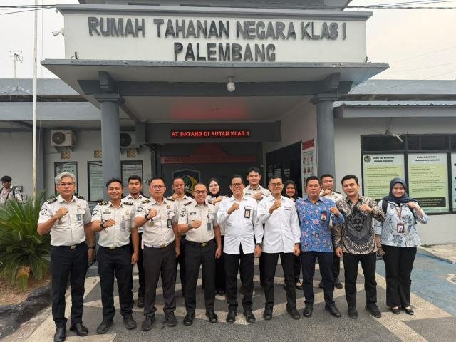 Tunjukkan Komitmen Transparansi, Rutan Kelas I Palembang Sambut Baik Monitoring Ombudsman RI