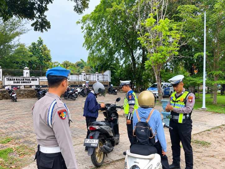 Satlantas Polres Lingga Tingkatkan Kesadaran dan Ketertiban Berlalu Lintas